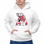 Snoopy The Peanuts Alabama Crimson Tide Football 2 Hoodie