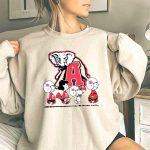 Snoopy The Peanuts Alabama Crimson Tide Football 3 Sweatshirt