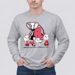 Snoopy The Peanuts Alabama Crimson Tide Football 6 Long Sleeves