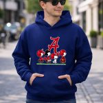 Snoopy The Peanuts Cheer For The Alabama Crimson Tide 8 Hoodie
