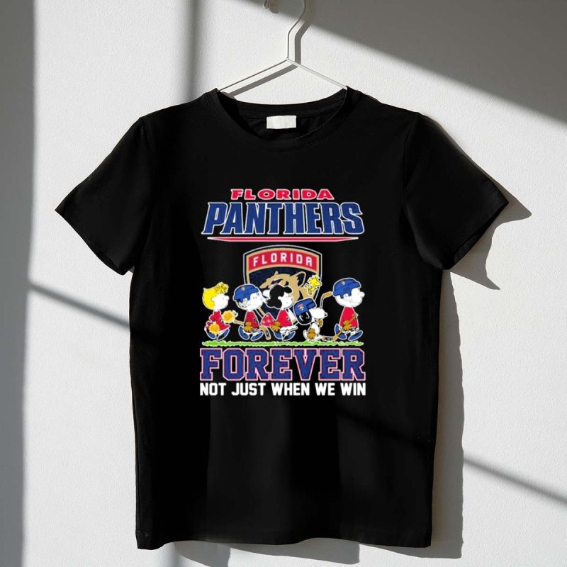 Snoopy The Peanuts Florida Panthers Forever Not Just When We Win 1 T Shirt.jpg
