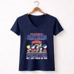 Snoopy The Peanuts Florida Panthers Forever Not Just When We Win 5 Womens V Neck.jpg