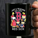 Snoopy The Peanuts Just A Teacher Who Loves Boston Red Sox 3 mug.jpg
