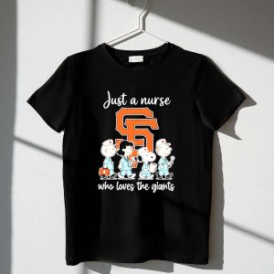 Snoopy The Peanuts Sf Giants Just A Nurse Who Loves The Giants Shirt