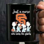 Snoopy The Peanuts SF Giants Just A Nurse Who Loves The Giants 3 mug 1.jpg
