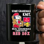 Snoopy The Peanuts Some Grandmas Knit Real Grandmas Cheer For The Boston Red Sox 3 mug.jpg