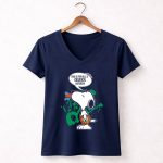 Snoopy This Is For All U Celtics Haters Basketball 5 Womens V Neck