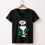 Snoopy This Is For All U Celtics Haters Basketball 6 Womens V Neck