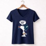 Snoopy This Is For All U Eagles Haters Philadelphia Eagles Fans 5 Womens V Neck