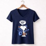 Snoopy This Is For All U Grizzlies Haters 5 Womens V Neck