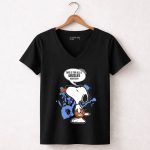 Snoopy This Is For All U Grizzlies Haters 6 Womens V Neck