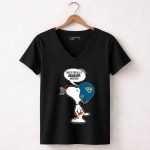 Snoopy This Is For All U Jaguars Haters Jacksonville Jaguars Fans 7 Womens V Neck