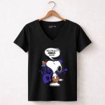 Snoopy This Is For All U Kings Haters Sacramento Kings Fans 6 Womens V Neck