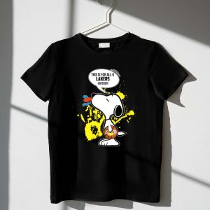 Snoopy This Is For All U Lakers Haters 1 T Shirt