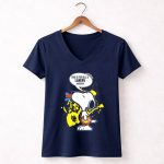 Snoopy This Is For All U Lakers Haters 5 Womens V Neck