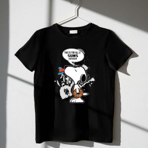 Snoopy This Is For All U Suns Haters Basketball 1 T Shirt