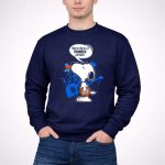 Snoopy This Is For All U Thunder Haters Basketball Fan Art Oklahoma City 3 Sweatshirt