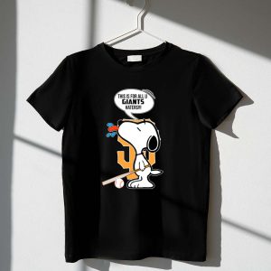 Snoopy This Is For All You Giants Haters Baseball Shirt