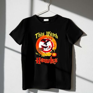 Snoopy This Witch Loves The Atlanta Hawks Halloween 1 T Shirt