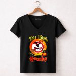 Snoopy This Witch Loves The Atlanta Hawks Halloween 7 Womens V Neck