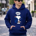Snoopy Timberwolves Haters Throwback 8 Hoodie