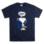 Snoopy Timberwolves Haters Throwback T Shirt 7