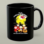 Snoopy Time For Halloween And The Chiefs Love 1 mug.jpg