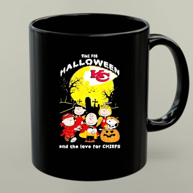 Snoopy Time For Halloween And The Chiefs Love 1 Mug.jpg