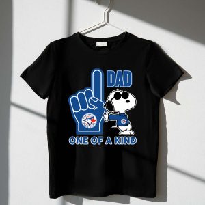 Snoopy Toronto Blue Jays #1 Dad One Of A Kind Shirt