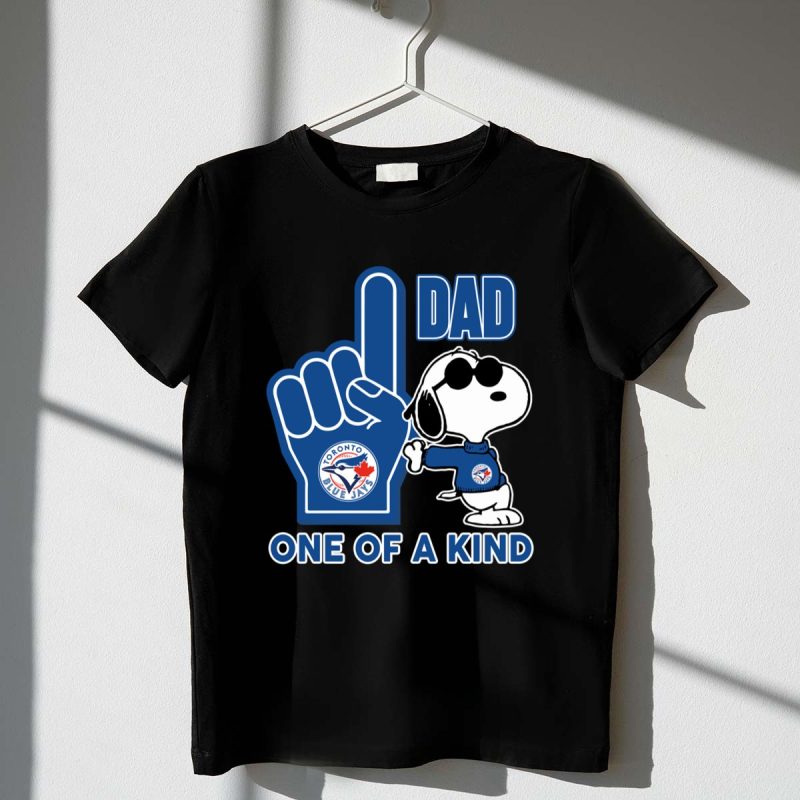 Snoopy Toronto Blue Jays 1 Dad One Of A Kind 1 T Shirt