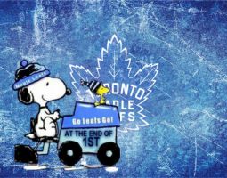 Snoopy Toronto Maple Leafs Banner