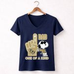 Snoopy UCF Knights 1 Dad One Of A Kind 5 Womens V Neck.jpg