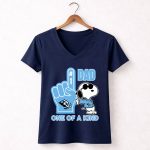 Snoopy Utah Mammoth 1 Dad One Of A Kind 5 Womens V Neck.jpg