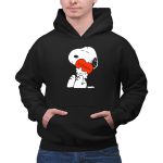 Snoopy Valentine Heart Hug 2 Hoodie