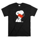 Snoopy Valentine Heart Hug T Shirt 6