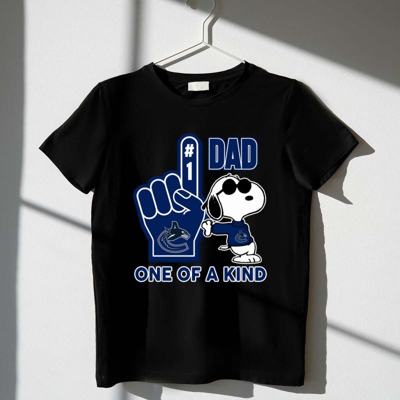 Snoopy Vancouver Canucks 1 Dad One Of A Kind 1 T Shirt.jpg