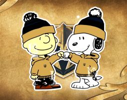 Snoopy Vegas Golden Knights Banner
