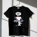 Snoopy Washington Capitals Proud Fan Message with Hockey Stick 1 T Shirt.jpg