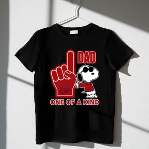 Snoopy Washington Nationals #1 Dad One Of A Kind Shirt