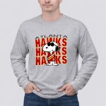 Snoopy Wearing Atlanta Hawks 6 Long Sleeves
