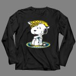 Snoopy Wearing Jacksonville Jaguars Gear With Jaguars Helmet 4 Long Sleeves