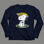 Snoopy Wearing Jacksonville Jaguars Gear With Jaguars Helmet 6 Long Sleeves