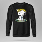 Snoopy Wearing Jacksonville Jaguars Gear With Jaguars Helmet 9 Sweatshirt