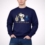 Snoopy Wearing Kansas City Royals Cap Peace Love Royals 3 Sweatshirt.jpg