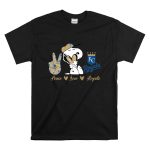 Snoopy Wearing Kansas City Royals Cap Peace Love Royals T Shirt 6.jpg