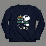 Snoopy Wearing Minnesota Wild Hockey Jersey with Love Wild Logo Elements 6 Long Sleeves.jpg
