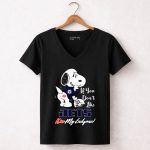 Snoopy Winnipeg Jets If You Dont Like Jets Kiss My Endzone 7 Womens V Neck.jpg