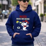 Snoopy With Beer Packers Make Me Drink Green Bay Packers 8 Hoodie