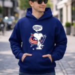 Snoopy With Columbus Blue Jackets Logo and Hockey Stick Blue Jackets Haters Phrase 8 Hoodie.jpg