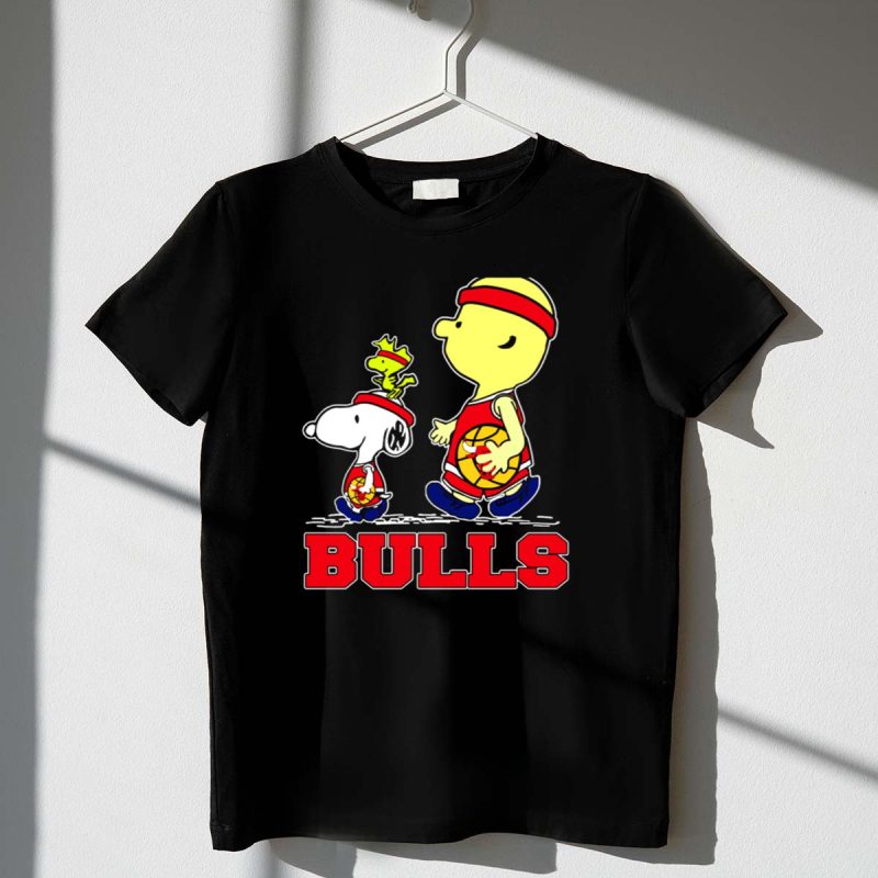 Snoopy Woodstock And Bulls Basketball Fans 1 T Shirt